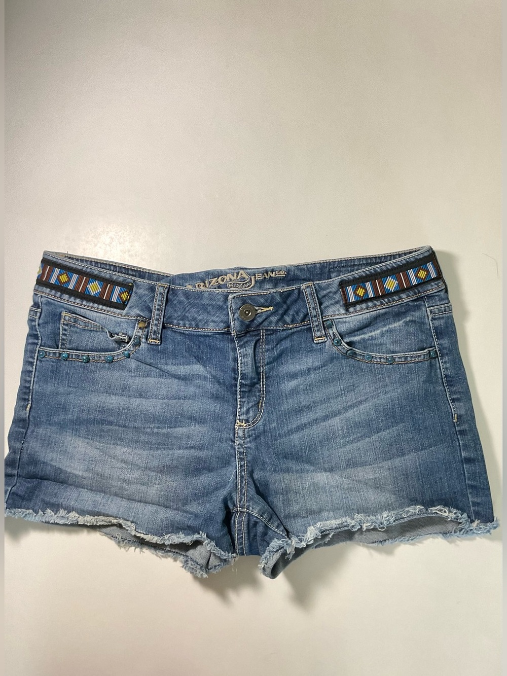 Kids Arizona Blue Denim Cutoff Shorts